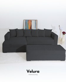 Resim Velura Home & Living Yumi Köşe Takımı - Fitil Kumaş 