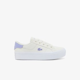 Resim Lacoste Ziane Platform Kadın Krem Sneaker 