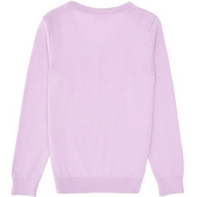 Resim U.S. Polo Assn. Kız Çocuk Lila V Yaka Basic Kazak 50316777-VR034 