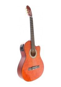 Resim Almira Mg917ce-wa Elektro Klasik Gitar - Naturel Orta Seviye - Cutaway Ceviz Rengi Walnut Bitiş, Sıcak Akustik Tını, Eşikaltı Manyetik Sistemi Uyum: Sahne Ve Pratik Kullanımı 