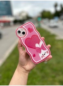 Resim iPhone 14 ile Uyumlu Kılıf, Silikon, Çok Renkli 