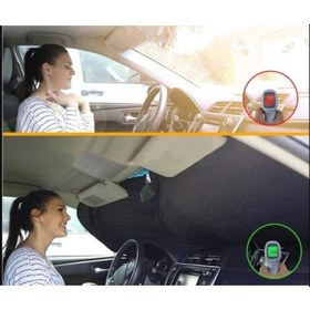 Resim Katlanabilir Ön Cam Araba Güneşliği Standart 