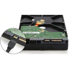 Resim Klipsli Kilit Mekanizmalı 50Cm Sata Hdd Kablo Sata Data Kablo 