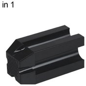 Resim 4 In 1 Kaş Kalemtıraş Microblading Dövme Işaretleyici Kalıcı Makyaj Profesyonel 4 İn1 Black E10 