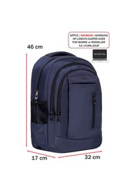 Resim Dada Lacivert Erkek Sırt Çantası Okul Ve Günlük Kullanım 14-15,6 İnç Usb Type-c Aparat Ortopedik 05 Lacivert 