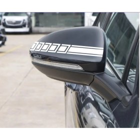 Resim Sticker Usta Oto Araba Ayna Şerit Sticker 00105 