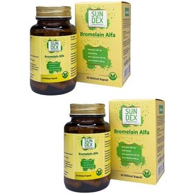 Resim Sundex Bromelain Alfa 2 x 30 Bitkisel Kapsül 