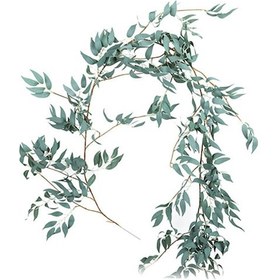 Resim Reedark "5.6ft Yapay Söğüt Yaprağı Dalı - İç/dış Mekan Dekorasyonu İçin Gerçekçi Ve Dayanıklı" 