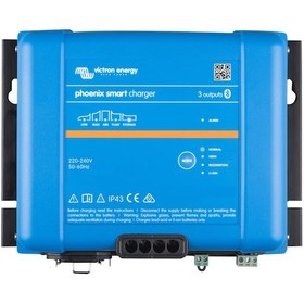 Resim Victron Phoenix Smart Ip43 24/16 3 230v 24v 16 Amper 3 Çıkışlı Akü Şarj Cihazı 