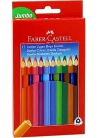 Resim Faber Jumbo Boya Kalemi 12'li Renkli 