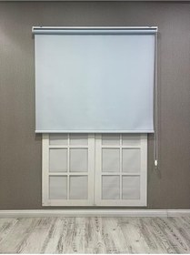 Resim Güneşlik Düz Stor Perde İthal Mat Polyester, Açık Mavi, 190 x 260 