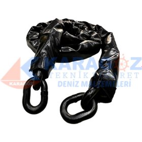 Resim Motorsiklet Zinciri Kılıflı Kesilmez Zincir 13 MM - 2 MT 