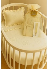 Resim Bebek Nevresim Takımı - 100 x 150 Ekru 