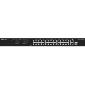 Resim Ruijie Reyee Ruijie-reyee Rg-es126fgs-lp 24 Port Poe+ 10-100 Mbps + 2 Port 10-100-1000 Mbps Uplink + 1 Port Sfp 