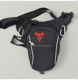 Resim Xindoker Motocentrıc 0100-mc Moto Bacak Çantası - Sırt Çantası, Sürüş Ekipmanı, Su Geçirmez Oxford Kumaş, Ayarlanabilir Kemer, Reflektör Şeritleri, Kırmızı Kırmızı 