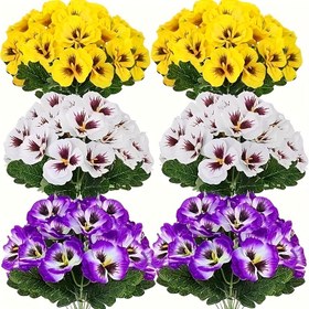 Resim 3 Paket Yapay Diziler - Dış Mekan Asılı Diz Çantaları, İç Mekan / Dış Mekan Yapay Asılı Çantalar, Veranda, Bahçe, Bahçe, Patio, Pencere Kutuları, Ev Temizliği, Oturma Odası, Ofis, Otel, Ev Dekorasyonu, Yapay Çiçekler, Babalar Günü, Mezuniyet, Diwali, Haziran Festivali, Ev Temizliği Asılı Süsler, Tüm Mevsimler İçin Dekorasyon - Çiçek Saksısı Olmadan 