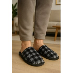 Resim Lurji Erkek Ev Terliği Rahat Kullanışlı Terlik 