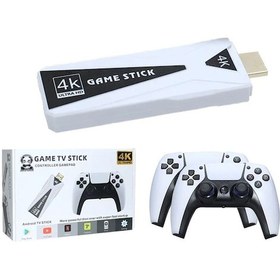 Resim U10 4k 64gb 10.000 Oyun Retro Video Oyunu Konsolu 2.4g Kablosuz Oyun Kolları 