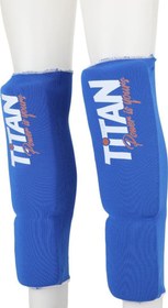 Resim Titan Sport Mavi Beyaz Ayak Bez Kaval Koruyucu L Beden 