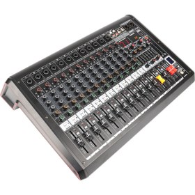 Resim Midex Mpx-1600p Power Mikser Amfi 12 Kanal 2x800w Multi Efekt Bt Eq Usb 