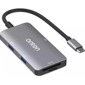 Resim UltraTekno Onten Serisi OTN-91182 Usb-C Çoklu Kart Okuyucu MacBook Tablet Pc Uyumlu Card Reader 