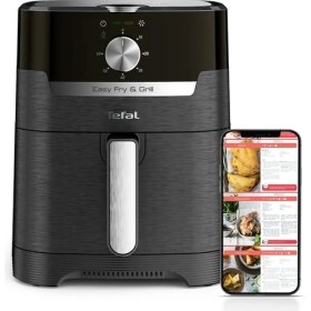 Resim Tefal Easy Fry & Grill Classic Yağsız Fritöz Airfryer 4,2 Litre Kapasite Hava ile Kızartma & Izgara 