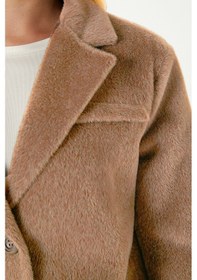 Resim Kadın Tylor Vizon Suni Kürk Ceket Vizon 