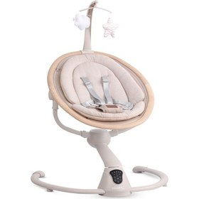 Resim Kraft Otto Plus Elektrikli Ana Kucağı Salıncak Açık Bej 