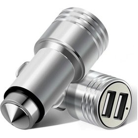 Resim Araç Çakmaklık 3.1 Amper Şarj Cihazı Alüminyum Kasa Çakmak Şarj 