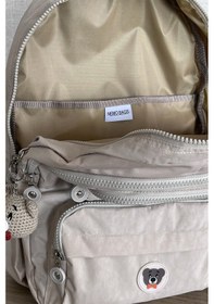 Resim Nemo Bags Bej Orta Boy Okul Çantası 