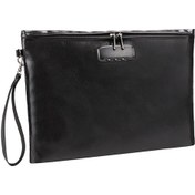 Resim Neevoyu Siyah Yangınsız Belge Çantası - 10 Kartlık + 1 Cep Boşluğu, Çıkartılabilir Bileklik Kayışı, Silikon Kaplı Cam El Örtüsü Ve Nilon Malzeme 