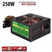 Resim TREND PowerBoost BST-ATX250R 250w, PPFC 12cm Kırmızı Fanlı ATX PSU (Retail Box) 