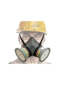 Resim Maxsafety Yym-Set2 Yarım Yüz Solunum Maskesi Çift Filtreli Hazır 