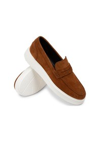 Resim Deery Hakiki Süet Taba Rengi Erkek Loafer Ayakkabı - 01964mtbae01 Taba 