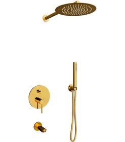 Resim Fause Fau107-G Tam Ankastre Adonis Duş Seti Altın 