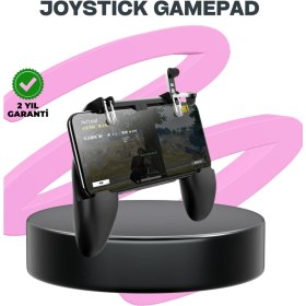 Resim Zero Land Nrzsnt Pubg Mobile Için Tetikleyicili Joystickli Telefon Gamepadi 