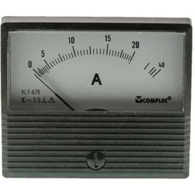 Resim Normadia 20A Analog Ampermetre, Panel Tipi, Güvenilir ve Hassas Ölçüm Araçları 