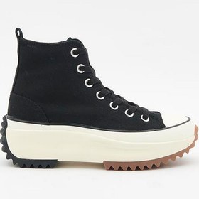 Resim Hush Puppies 033z100936 Azaria Yüksek Taban Siyah Kadın Sneaker Spor Ayakkabı 