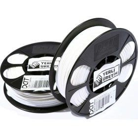 Resim Dat Plastik 3D Filament 1.75MM Beyaz 1KG Yerli Üretim Kaliteli Malzeme 