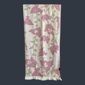Resim %100 Pamuk Jakarlı Peştemal - Begonvil 