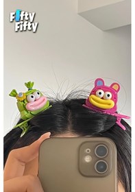 Resim 4'lü Saç Toka Seti Önce Birleştir,sonra Tak 2 Paket 4 Adet Gönderilir Yapı Toka Seti Ff 7101-7123 