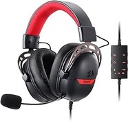 Resim Redragon H376 Aurora Kablolu Oyun Kulaklığı, 7.1 Surround Ses Kulak Üstü Kulaklık, 40 MM Ses Sürücüleri, Gelişmiş EQ Modu, 240g Hafif, Rahat Bellek Köpüğü Pedleri, PC/PS4/NS için USB ile Çalışan - 
