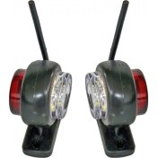 Resim Tas Mini Takoz Lamba 12 Ledli Kırmızı-Beyaz BL014KB (2 Li) 