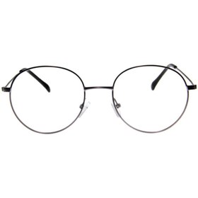 Resim UBK Eyewear Unisex Gri Çerçeveli Oval Metal Numarasız Mavi Işık Gözlük 