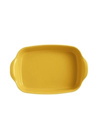 Resim Emile Henry Fırın Kabı Dikdörtgen 36 x 23 cm Mat Sarı/Provence Ye Mat Sarı 