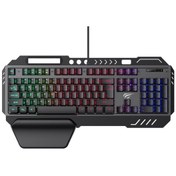 Resim Havit Gamenote KB838L Rainbow Aydınlatma Metal Oyuncu Klavyesi 