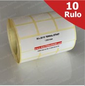Resim 30X20 Yanyana 3'Lü Termal Etiket 10 Rulo Barkod Etiket 