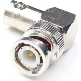 Resim Bnc Erkek-dişi 90 Derece L Rf Adaptör Konnektör Bmbfl 