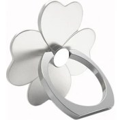 Resim GongtuShop Takipçi Gümüş Tarzı Parmak Yüzük Cep Telefonu Akıllı Telefon Standı Tutucu Cep Akıllı Yuvarlak Telefon Yüzük Kedi Çiçek Tutucu Kalp Soketi Araç Montaj Standı (Yurt Dışından) 