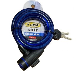 Resim Yuma Bisiklet Kilidi-Yuma 150 Cm Çap 12 mm Ym- 734 